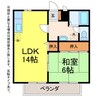 ユトリロ大岩 1LDKの間取り
