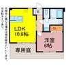 ライフイン・重森 1LDKの間取り