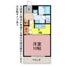 エクシード松山 1Kの間取り