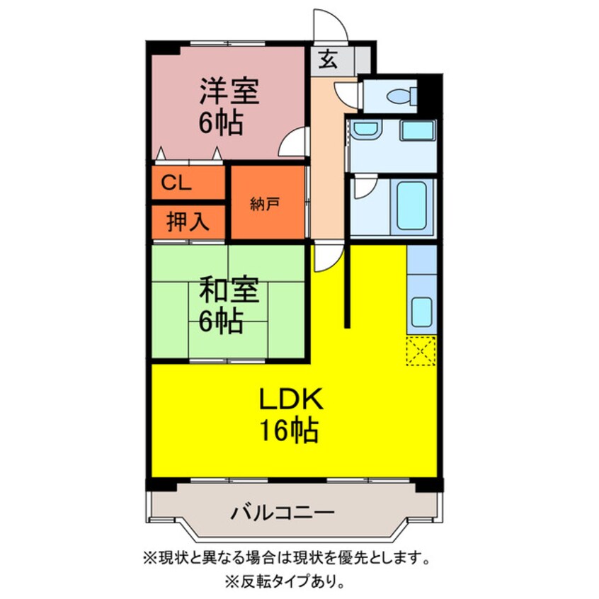 間取図 フロールⅠ