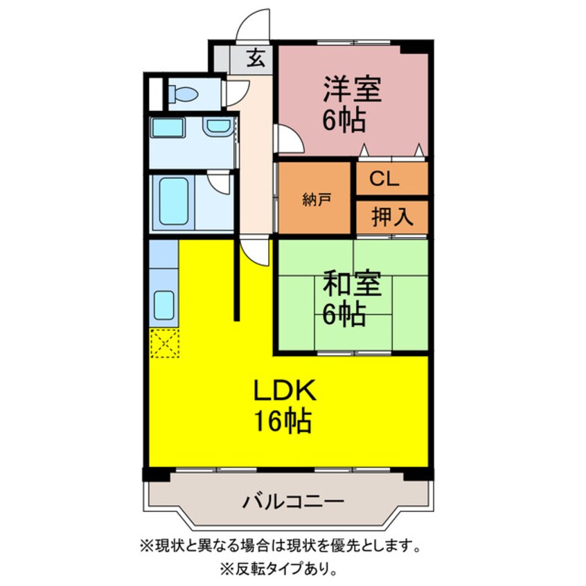 間取図 フロールⅠ