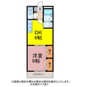 アイランドTakashi 1DKの間取り