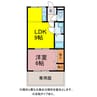 プレステージ薬師 1LDKの間取り