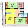 ユトリロ前田南 3LDKの間取り