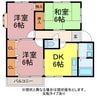 グランデージTaka 3DKの間取り