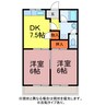 エルシャトー 2DKの間取り