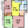 ディアコート本興寺A・B・C 3DKの間取り
