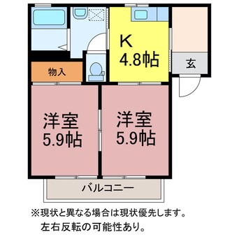 間取図 プランドールソシア