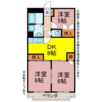 間取図 リバーサイド丸八苑