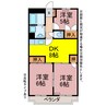 リバーサイドレジデンス 3DKの間取り