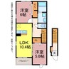 ユトリロ忠興 2LDKの間取り