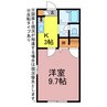 グリーンステージ信成 1Kの間取り