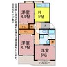 ハイツしらい 3Kの間取り