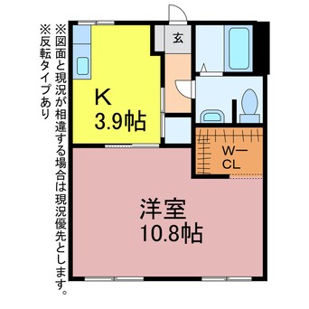 間取図 サンシャトー聖・香奈