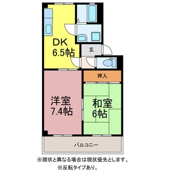 間取図 アプローズＢ