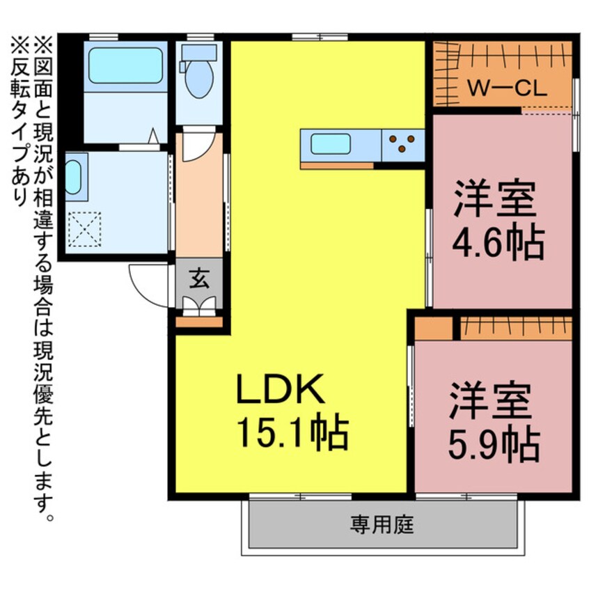 間取図 グランシード三ノ輪Ａ・Ｂ棟