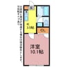 コアロード佐藤 1Kの間取り