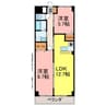 Southern Life 2LDKの間取り