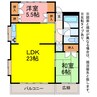 ハイツ宝２ 2LDKの間取り