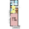 アルシアスギ 1Kの間取り