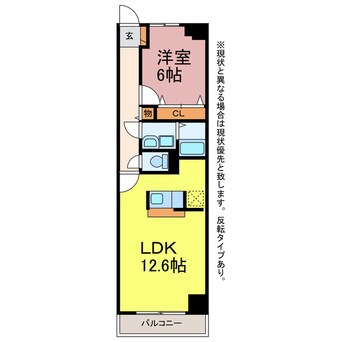 間取図 プラシード・アルバ