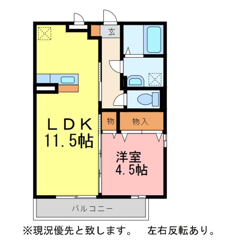 間取図 ＣＡＳＡ　ＤＯＬＣＥ