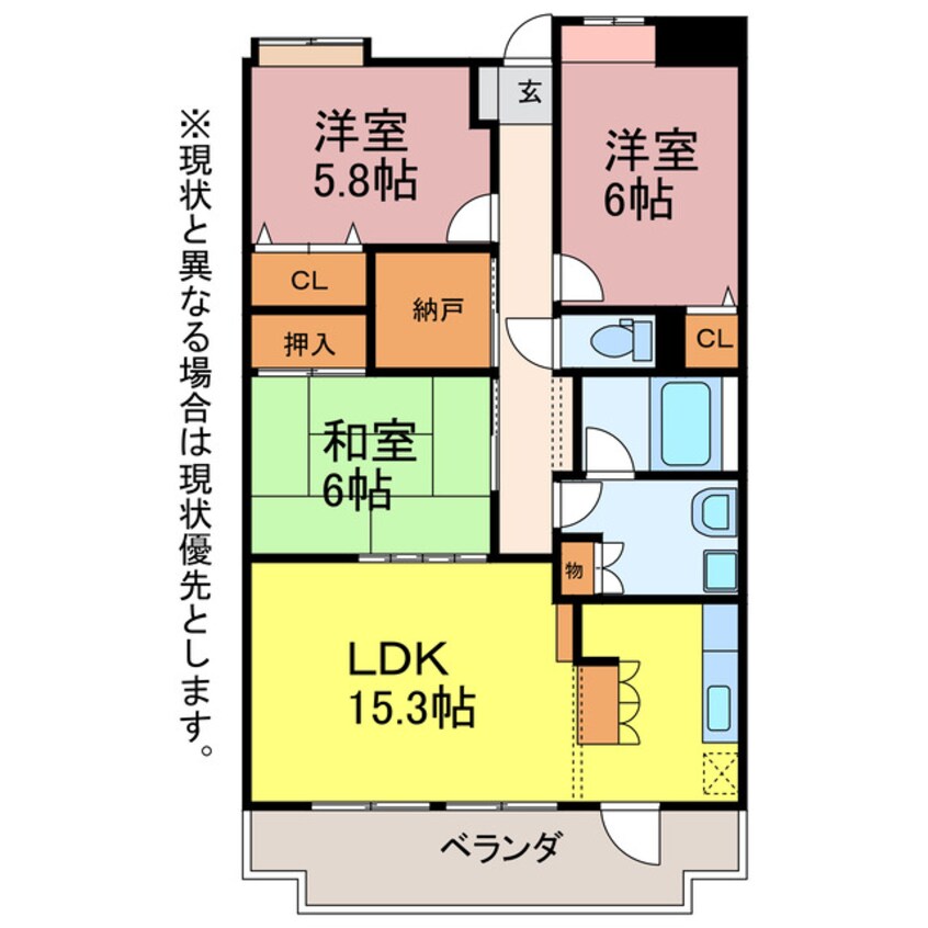 間取図 グランスクエアー・Ｊ