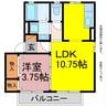 ルミエール（牟呂外神） 1LDKの間取り