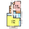 バイオ21　15－17 1LDKの間取り