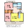ウィズダムハウス 2LDKの間取り