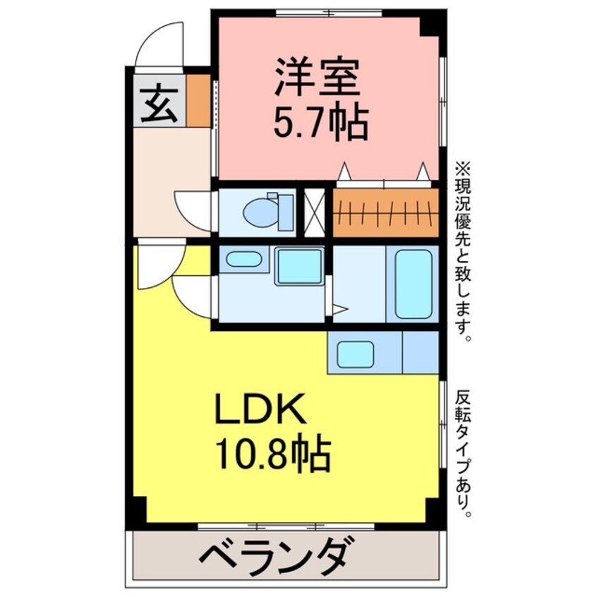間取図 ライフパーク・ユニゾン