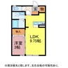 ヴィライン若宮 1LDKの間取り