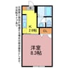 コーポ錦 1Kの間取り