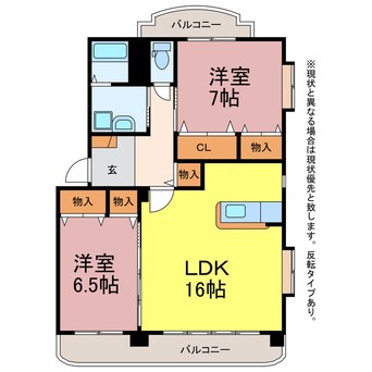 間取図 南の風ビル