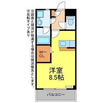 間取図 カルディアス大岩