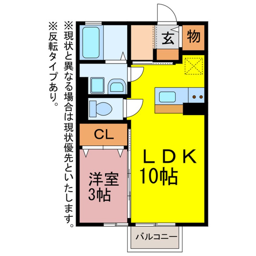 間取図 Ｄｓモナリエ