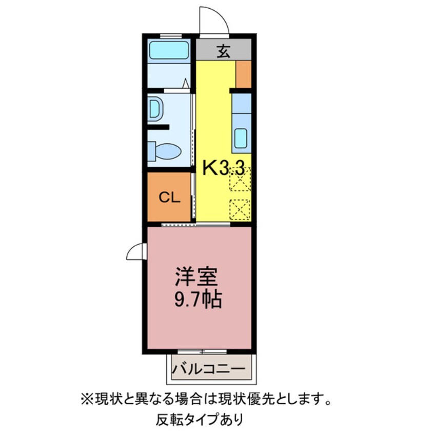 間取図 サンマツモトB