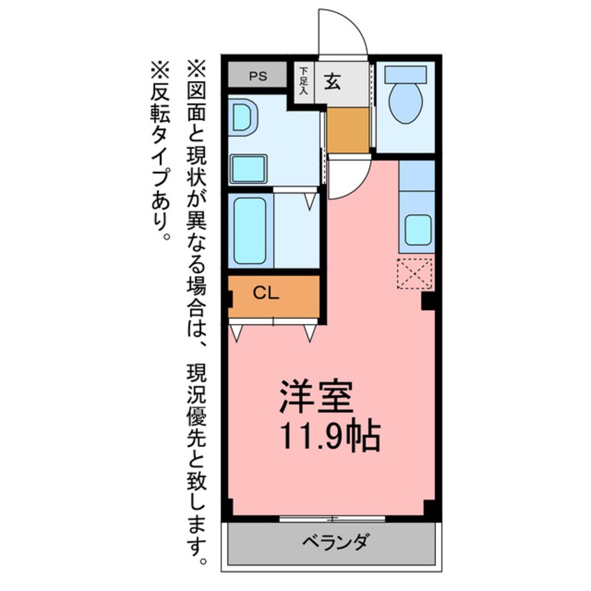 間取図 I-STAGE東岩田