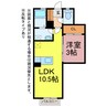 サンマツモトC 1LDKの間取り