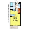 エルメゾンネクストⅠ 1Rの間取り