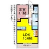 エルヴェ新栄 1LDKの間取り