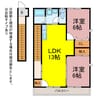 アネシスＣ・Ｄ・Ｅ 2LDKの間取り