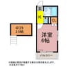 ガーデンコート小池第3 1Kの間取り