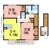 パークハウス 2DKの間取り