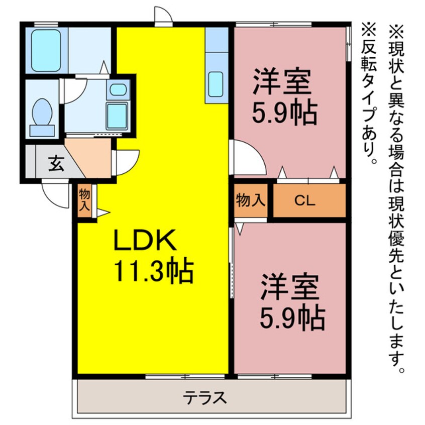 間取図 ガーデンパレス神野