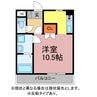 パークサイド旭 1Rの間取り