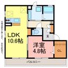 D-room向山 1LDKの間取り