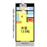 カルディアス向山 1Rの間取り