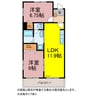 ライフパーク・フィールストン 2LDKの間取り