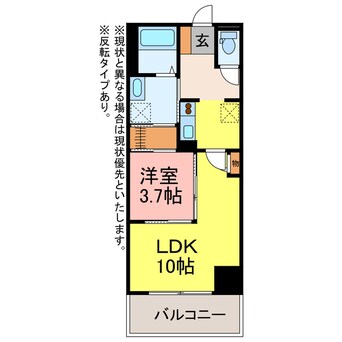 間取図 アン・ソレイユ